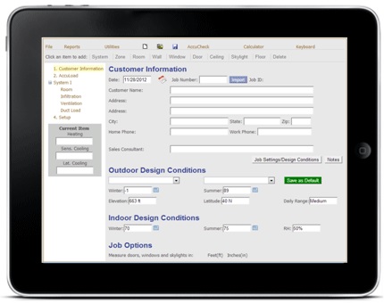 Furnace design calculations software